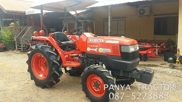 สินค้าเข้าใหม่ #ขายรถแทรกเตอร์มือสอง #คูโบต้าL3408 4WD 34 แรงม้า ราคา 169,000 บ. รถสภาพดี พร้อมใช้งาน พร้อมโรตาลี่โชคชัย