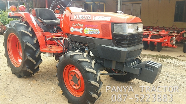 สินค้าเข้าใหม่ #ขายรถแทรกเตอร์มือสอง #คูโบต้าL3408 4WD 34 แรงม้า ราคา 169,000 บ. รถสภาพดี พร้อมใช้งาน พร้อมโรตาลี่โชคชัย