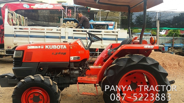 สินค้าเข้าใหม่ #ขายรถแทรกเตอร์มือสอง #คูโบต้าL3408 4WD 34 แรงม้า ราคา 169,000 บ. รถสภาพดี พร้อมใช้งาน พร้อมโรตาลี่โชคชัย