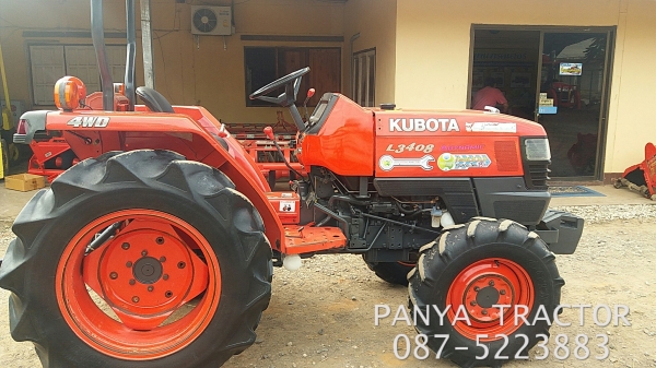 สินค้าเข้าใหม่ #ขายรถแทรกเตอร์มือสอง #คูโบต้าL3408 4WD 34 แรงม้า ราคา 169,000 บ. รถสภาพดี พร้อมใช้งาน พร้อมโรตาลี่โชคชัย
