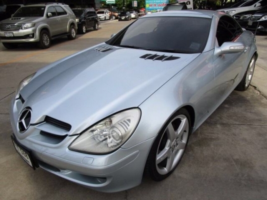2006 BENZ SLK-CLASS 200 KOMP ROADSTER โฉม R171 สีบรอนซ์เงินเบาะหนังปรับไฟฟ้า กระจกไฟฟ้า พ.MULTI FUCTION+CRUISE CONTROL FULL OPTION