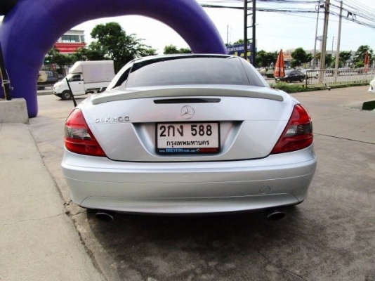 2006 BENZ SLK-CLASS 200 KOMP ROADSTER โฉม R171 สีบรอนซ์เงินเบาะหนังปรับไฟฟ้า กระจกไฟฟ้า พ.MULTI FUCTION+CRUISE CONTROL FULL OPTION 2006 BENZ SLK-CLASS 200 KOMP ROADSTER โฉม R171 สีบรอนซ์เงินเบาะหนังปรับไฟฟ้า กระจกไฟฟ้า พ.MULTI FUCTION+CRUISE CONTROL FULL OPTION