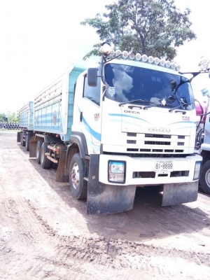 ขาย 2,395,000 บาท ISUZU DECA 360 ปี 54 (แม่ดั้ม -ลูกดั้ม 3 คาน  ) หัวบาง ยางดี คัสชีสวย เอกสารเล่มทะเบียน  รถอยู่ จ.อุบลราชธานี090-772-3710,090-772-3708