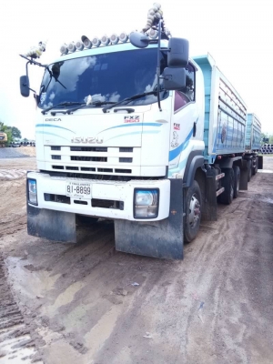 ขาย 2,395,000 บาท ISUZU DECA 360 ปี 54 (แม่ดั้ม -ลูกดั้ม 3 คาน  ) หัวบาง ยางดี คัสชีสวย เอกสารเล่มทะเบียน  รถอยู่ จ.อุบลราชธานี090-772-3710,090-772-3708