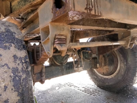 ขาย 265,000 บาท ลูกพ่วงดั้ม 2 เพลา อู่ ST ยาว 6.2  สภาพพร้อมใช้ เอกสารเล่มทะเบียน  รถอยู่ จ.อุบลราชธานี 090-772-3710,090-772-3708