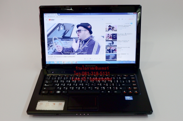 โน๊ตบุ๊ค Lenovo G470 Celeron B815 1.6GHz Ram 4G HDD 500GB ที่ชาร์ท กระเป๋า คู่มือ