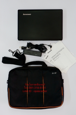 โน๊ตบุ๊ค Lenovo G470 Celeron B815 1.6GHz Ram 4G HDD 500GB ที่ชาร์ท กระเป๋า คู่มือ