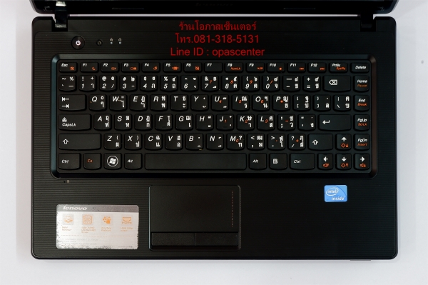 โน๊ตบุ๊ค Lenovo G470 Celeron B815 1.6GHz Ram 4G HDD 500GB ที่ชาร์ท กระเป๋า คู่มือ