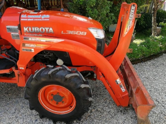 คูโบต้า L3608DT 4 WD..ดันดินหน้า..ผานหลัง พร้อมใช้งาน