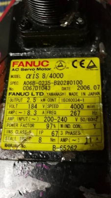 2,500 บ.ส่งถึงบ้านฟรีโทร 083-2000058 LINE ID: line832923 มอเตอร์เซอร์โว ยี่ห้อFANUC จากญี่ปุ่น ขนาดก