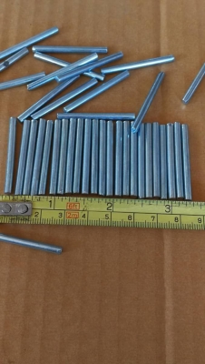 300อัน 150 บ.ส่งถึงบ้านฟรี โทร 083-2000058 LINE ID: line832923 สลักเหล็กชุบ โต 3 mm. ยาว 40 mm. ใช้ทำสลักจุดหมุนต่างๆได้ ตอกหัวท้ายได้ 300อัน 150 บ.ส่งถึงบ้านฟรี โทร 083-2000058 LINE ID: line832923 สลักเหล็กชุบ โต 3 mm. ยาว 40 mm. ใช้ทำสลักจุดหมุนต่างๆได้ ตอกหัวท้ายได้