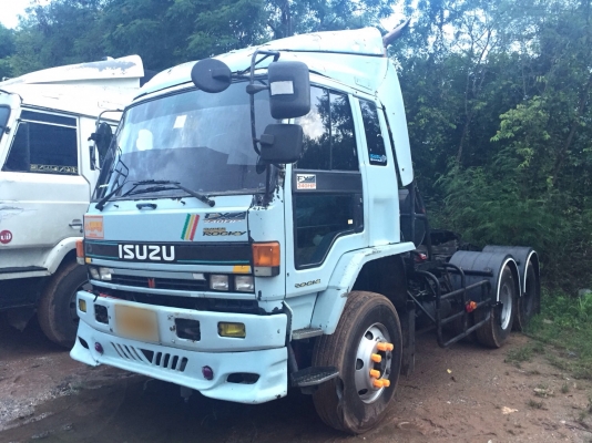 ขายรถ10ล้อหัวลาก ISUZU FXZ23KFR เครื่อง240แรงม้าปี37ฟ้าแท้ สนใจโทร 081-970-1072