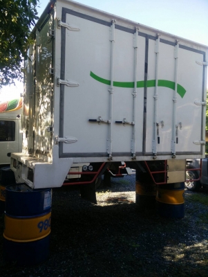 ขายด่วน ตู้ทึบ 10บาน ใส่รถ 4ล้อกลาง ยาว2.90 กว้าง1.80 สูง1.80. สภาพ90 ต่อมาใหม่ ขาย75000