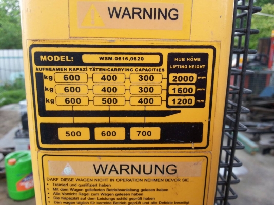 ขายรถยก STCKER 600 KG