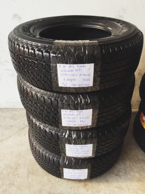 ยาง Bridgestone 245 70 16 ปี17 ดอกเต็ม ไม่มีปะ เนื้อนิ่มๆ ใช้ยาว ราคาไม่แพง ยาง Bridgestone 245 70 16 ปี17 ดอกเต็ม ไม่มีปะ เนื้อนิ่มๆ ใช้ยาว ราคาไม่แพง
