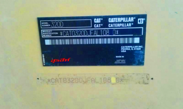 ขายรถแบ็คโฮ CAT 320D JAPAN แท้ ใช้งาน 7,912 ชั่วโมง สภาพดี พร้อมใช้งาน