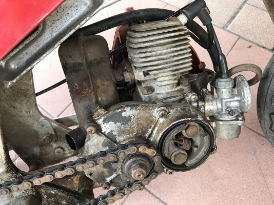 มอเตอรไซคจิ๋วรถญี่ปุ่นเเท้ 30 CC ไม่ใช่รถจีนสภาพตามรูปขี่ได้ปกติ