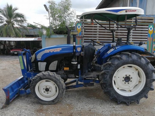 แทรกเตอร์แชมป์ YTO 454 4 WD..สวยเดิมไร้เครื่องสำอาง..ดันดินหน้า ผานหลัง