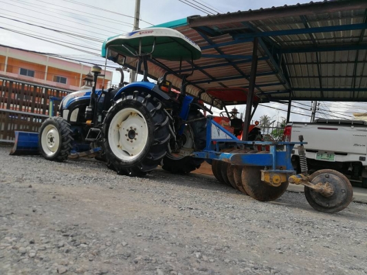 แทรกเตอร์แชมป์ YTO 454 4 WD..สวยเดิมไร้เครื่องสำอาง..ดันดินหน้า ผานหลัง