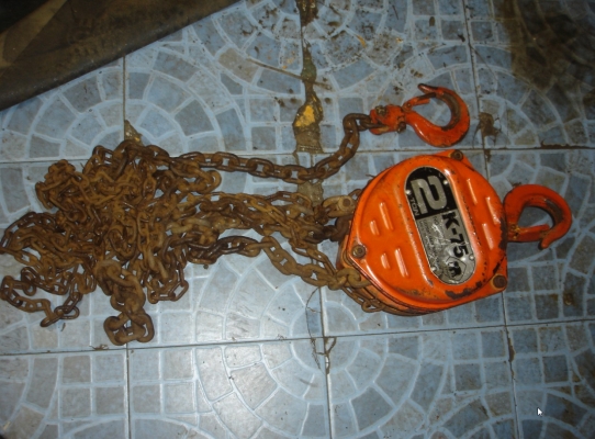 ขายรอกโซ่ตราช้าง  K-75 ขนาด2ตัน  รุ่นงานหนัก made in japan