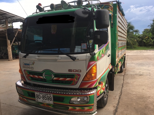 ขายรถบรรทุก6ล้อดั๊มเกษตรHINOเมก้าชีรี่500เครื่อง175