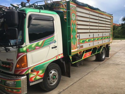 ขายรถบรรทุก6ล้อดั๊มเกษตรHINOเมก้าชีรี่500เครื่อง175