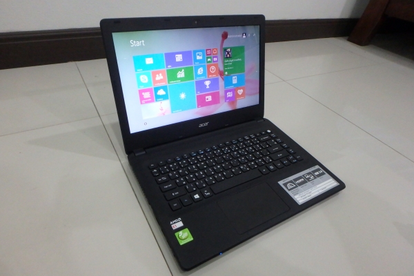 โน๊ตบุ๊ค Acer Aspire ES1-421 AMD E1-6010 Ram 2G HDD 500GB ที่ชาร์ท กระเป๋า โน๊ตบุ๊ค Acer Aspire ES1-421 AMD E1-6010 Ram 2G HDD 500GB ที่ชาร์ท กระเป๋า