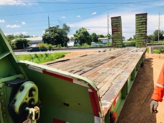 ขาย 850,000  หางโรเบส  3เพลา กว้าง 3เมตร  ยาว 15เมตร  บันไดไฮดรอลิค  ต่อจากพนัส มาวิม เอกสารเล่มทะเบียน รถอยู่ จ.ปทุมธานี  090-772-3710 090-772-3708