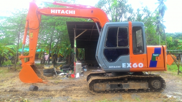 HITACHI EX60-2 580,000 ต่อรอง เอกสารเล่มทะเบียน ติดต่อ 086-314-3259 เล็ก