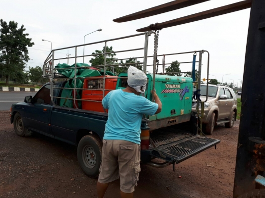 Tractor-bacckhoe จัดส่งเครื่องเชื่อมปั่นไฟ 3 เฟส 4 สาย ให้ลูกค้าจากสุรินทร์ ครับ ขอบคุณมากครับ