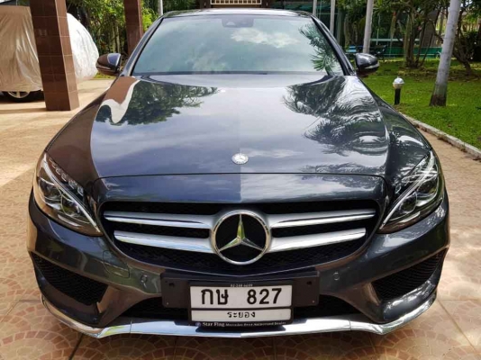 Benz C300 BluetecHybrid AMG ปี2015 รถบ้านมือเดียว ไมล์น้อยมาก เจ้าของขายเอง