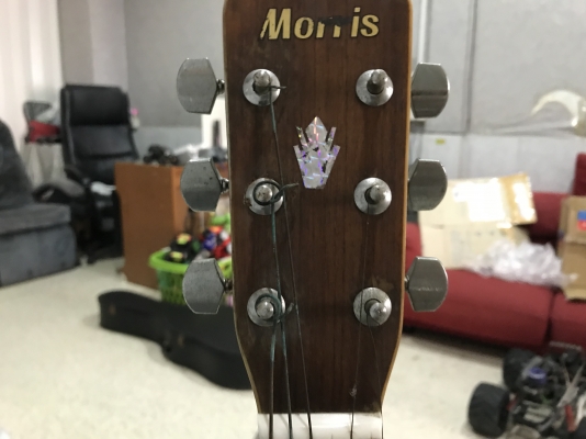 กีต้ารโปร่ง MORRIS W25 เก่าญี่ปุ่นเเท้สภาพตามรูป