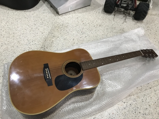 กีต้ารโปร่ง MORRIS W20 เก่าญี่ปุ่นเเท้สภาพตามรูป