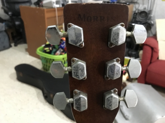 กีต้ารโปร่ง MORRIS W20 เก่าญี่ปุ่นเเท้สภาพตามรูป