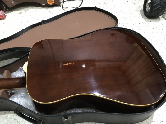 กีต้ารโปร่ง TOMSON TGF351 เก่าญี่ปุ่นเเท้สภาพสวยพร้อมเคส