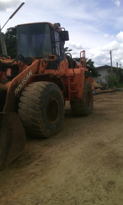 ขายด่วนรถตักล้อยาง Doosan