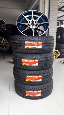 ล้อใหม่YACHIYODA ขอบ15 4รู100-114 กว้าง7 ET35 พร้อมยางใหม่ 4 ล้อ