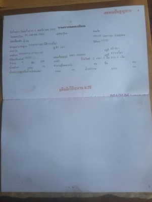 รถอีซูซุ 6 ล้อ ( ไม่ดั้ม ) NPR 120 แรงม้า. ปี 47. สนใจติดต่อ 081 - 6079515