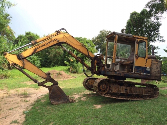 ขายแบคโฮ พร้อมใช้ KOMATSU PC60U-1 เครื่องดี ปั๊มดีเอวแน่น