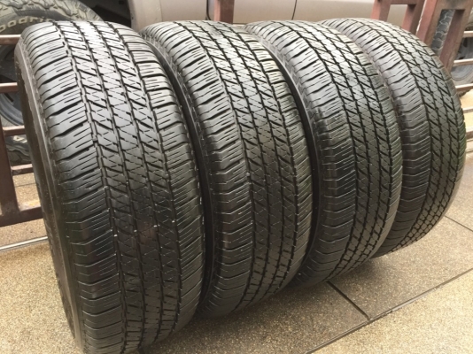 ยาง Bridgestone 265 60 18 ปี16 ดอกเต็มๆ ไม่มีปะ ใช้ยาว ราคาไม่แพง ยาง Bridgestone 265 60 18 ปี16 ดอกเต็มๆ ไม่มีปะ ใช้ยาว ราคาไม่แพง