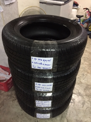 ยาง Bridgestone 265 60 18 ปี16 ดอกเต็มๆ ไม่มีปะ ใช้ยาว ราคาไม่แพง ยาง Bridgestone 265 60 18 ปี16 ดอกเต็มๆ ไม่มีปะ ใช้ยาว ราคาไม่แพง