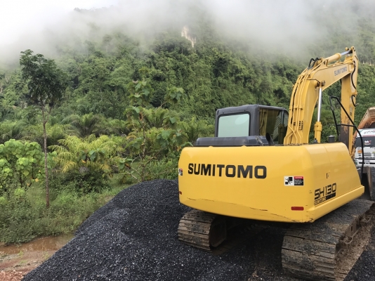 ขายรถแบคโฮ SUMITOMO SH130-5 เอกสารเล่ม ไมล์ 5200 ชม.ราคา 1850000