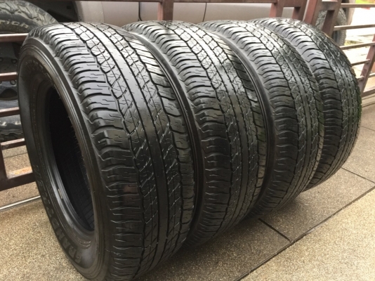 ยาง Dunlop 265 65 17 ปลายปี16 ดอกเต็ม ไม่มีปะ ใช้ยาว ราคาไม่แพง