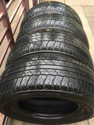 ยาง Dunlop 265 65 17 ปลายปี16 ดอกเต็ม ไม่มีปะ ใช้ยาว ราคาไม่แพง ยาง Dunlop 265 65 17 ปลายปี16 ดอกเต็ม ไม่มีปะ ใช้ยาว ราคาไม่แพง