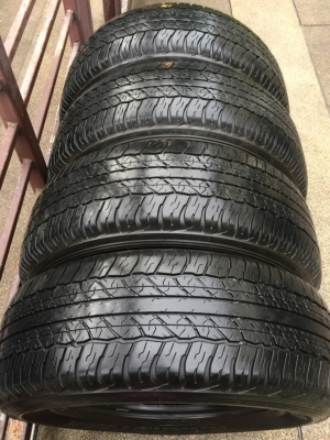 ยาง Dunlop 265 65 17 ปลายปี16 ดอกเต็ม ไม่มีปะ ใช้ยาว ราคาไม่แพง ยาง Dunlop 265 65 17 ปลายปี16 ดอกเต็ม ไม่มีปะ ใช้ยาว ราคาไม่แพง