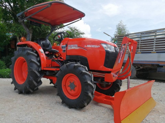 คูโบต้า L3608SP 4 WD..ดันดินหน้า..ผานหลัง