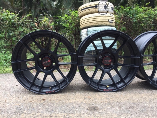ขายล้อแม็กเปล่า Lenso Project D Spec-K สีดำ สภาพสวยๆ ขอบ 15 4 วง ราคา 7,800 บาท #ลายยอดฮิต สภาพ 85\%