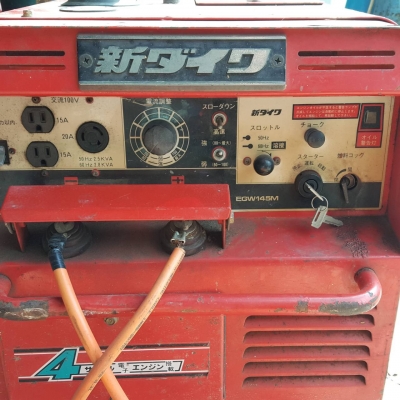 เครื่องเชื่อมเก่าญี่ปุ่น shindaiwa EGW145M