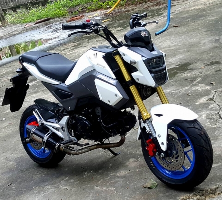 HONDA MSX125 สีขาว ปี2016 แต่งสวย