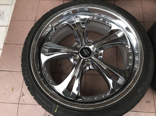 ล้อเเท้ WEDS 19หน้า9หลัง10อ๊อฟ38ทั้ง4วงเก่าญี่ปุ่นเเท้สีเดิมสภาพตามรูป